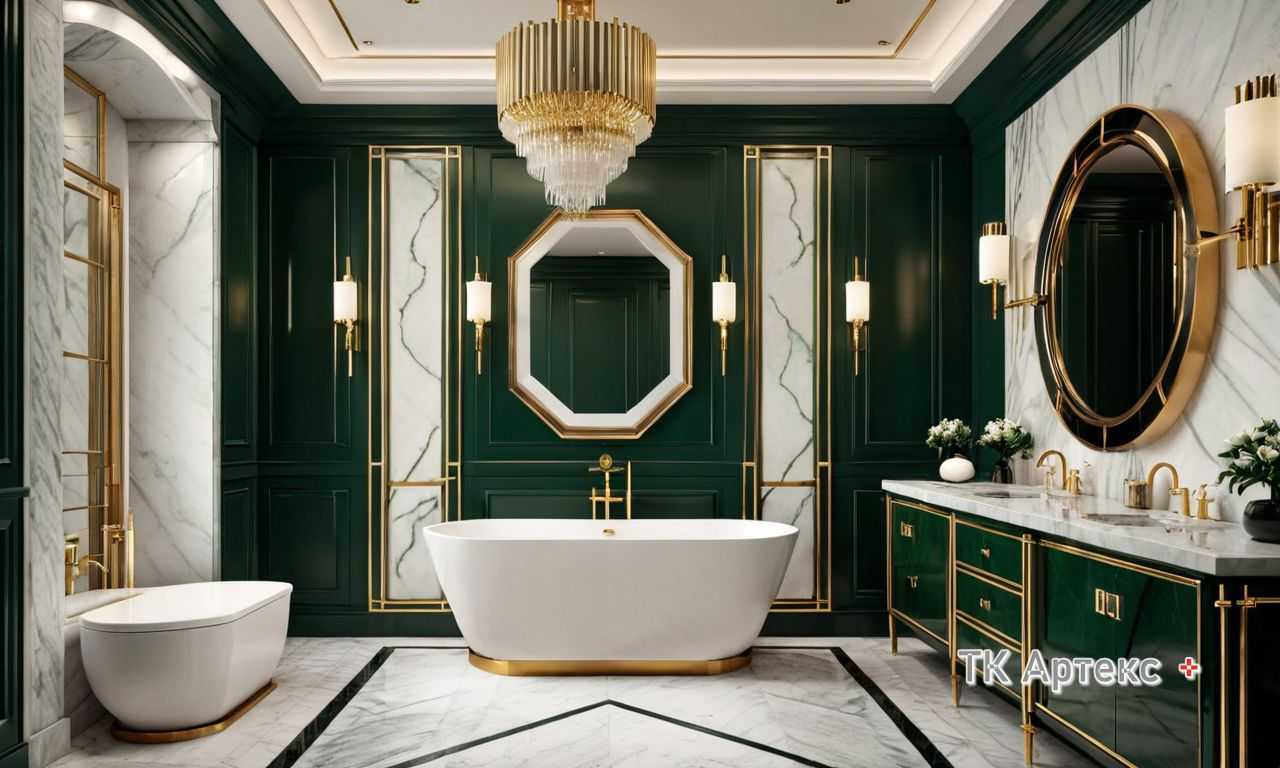 Элегантные золотые и латунные смесители для стильного интерьера