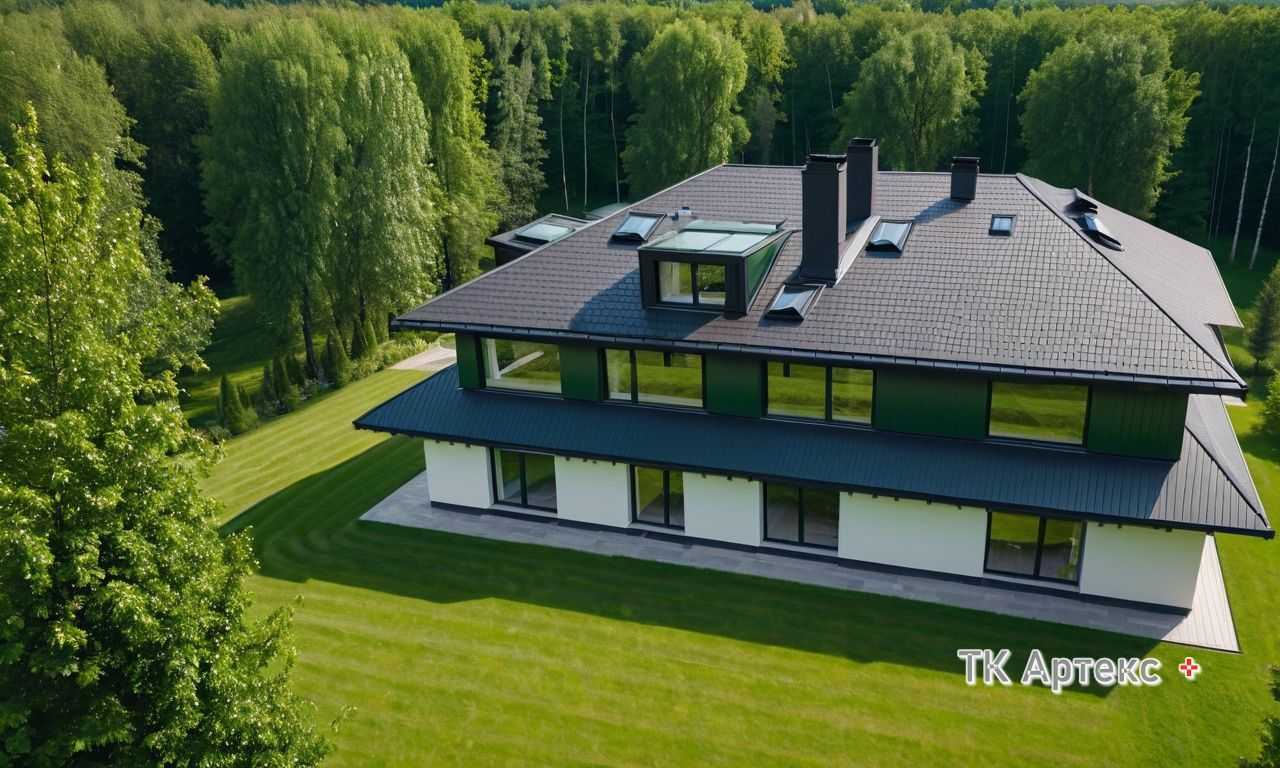 Дом с хозблоком под одной крышей для удобства и комфорта