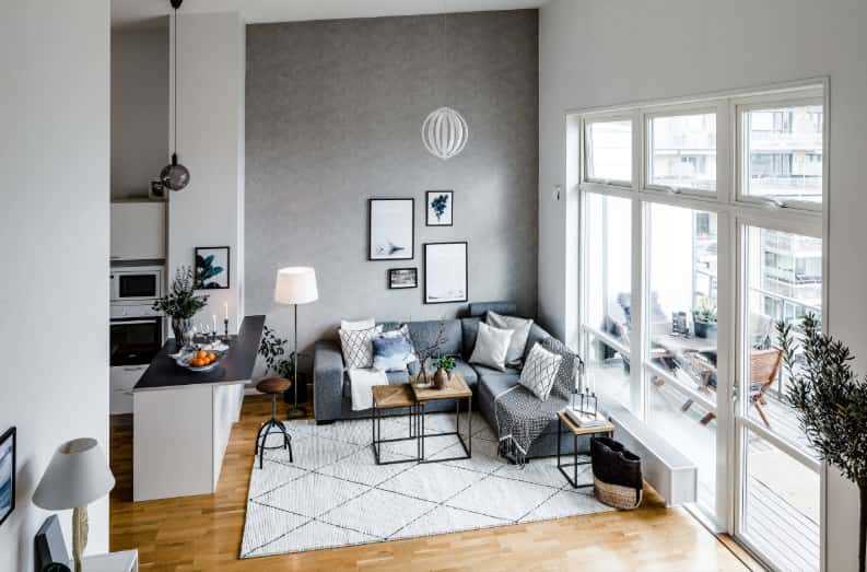 Идеи дизайна гостиной в скандинавском стиле: простор и минимализм