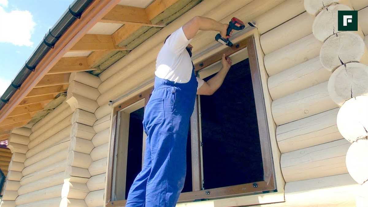 Как самостоятельно установить окна из дерева в существующем здании