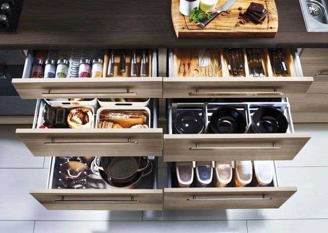 Кухонные шкафы: организация пространства для хранения и приготовления пищи
