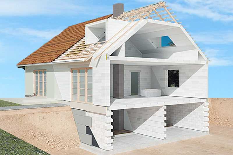 Преимущества использования газоблока при строительстве дома