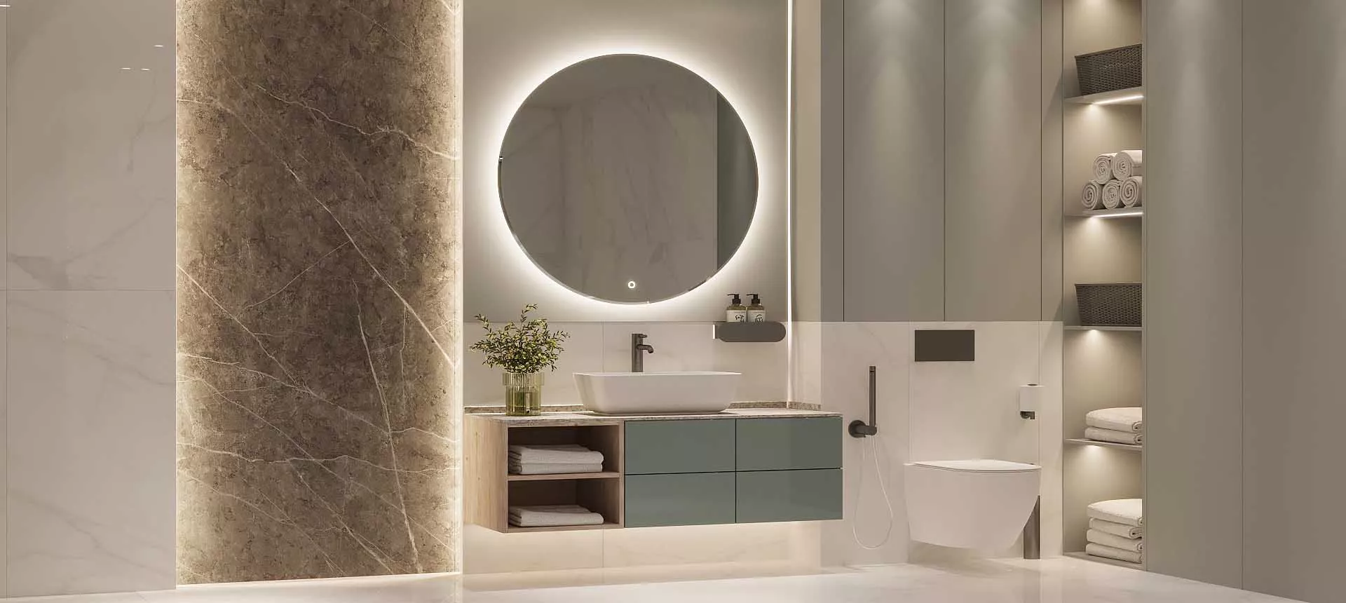 Выбор керамогранита для ванной комнаты: практичность и стиль