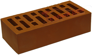 Кирпич керамический облицовочный одинарный М-150 250х120х65, кирпич коричневый