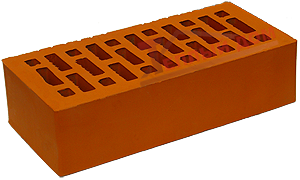 Кирпич керамический облицовочный одинарный М-150 250х120х65, красный